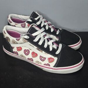 Vans Old Skool Love Doughnuts Edition Juniors SZ 6.5 GOOD CONDITION